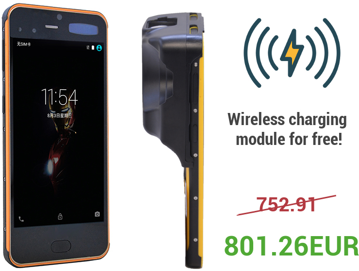 waterproof shockproof industrial rugged durable data collector NFC 4G android IP65